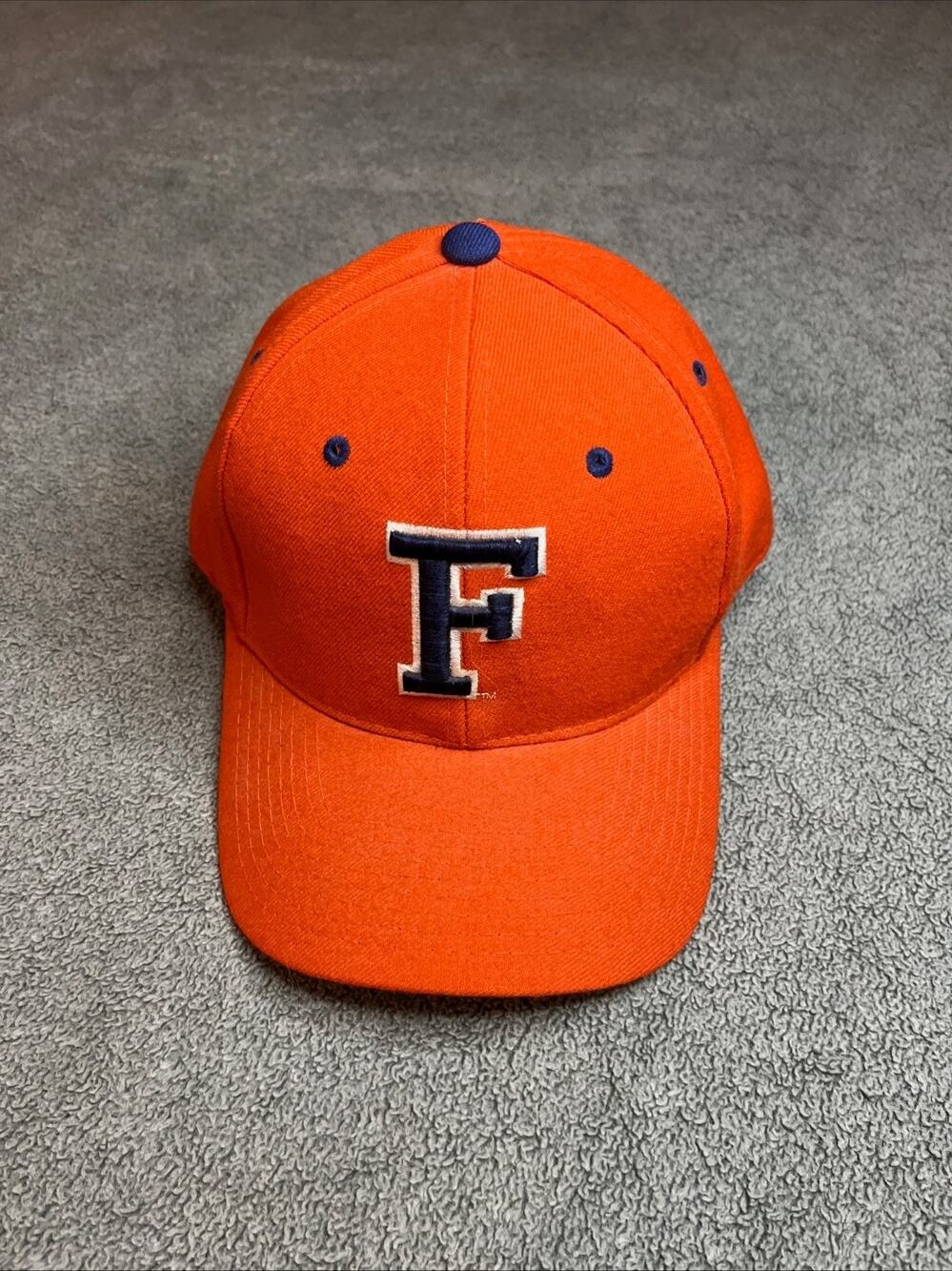 Florida Gators NCAA Orange Baseball Cap with 'F' Embroidery 71/8 B207